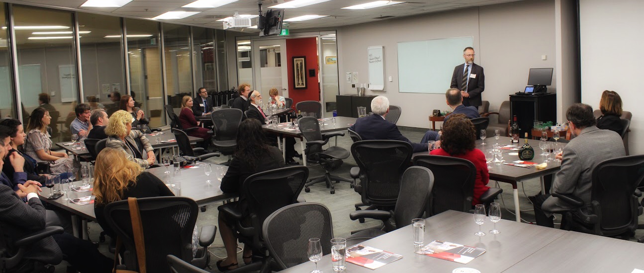 Introduction to Wirsching wines and Andrea Wirsching at the Telford School of Management at the University of Ottawa